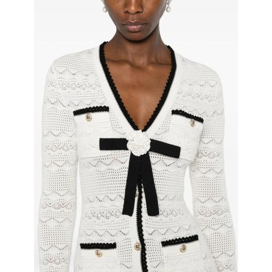26FW 셀프 포트레이트 스웨터 PF26 075C W WHITE - SELF PORTRAIT