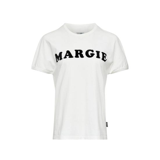 26SS MM6 메종마르지엘라 폴로 티셔츠 M20108 S62GD0212 101 WHITE