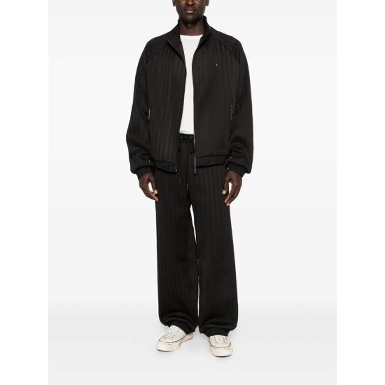 26SS 매드프렌지 트레이닝/조거 팬츠 STRIPED TRACK PANT BLACK - MADFRENZY