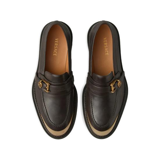 26SS 베르사체 플랫 슈즈 1A17705 1023843 1NB3J BROWN - VERSACE