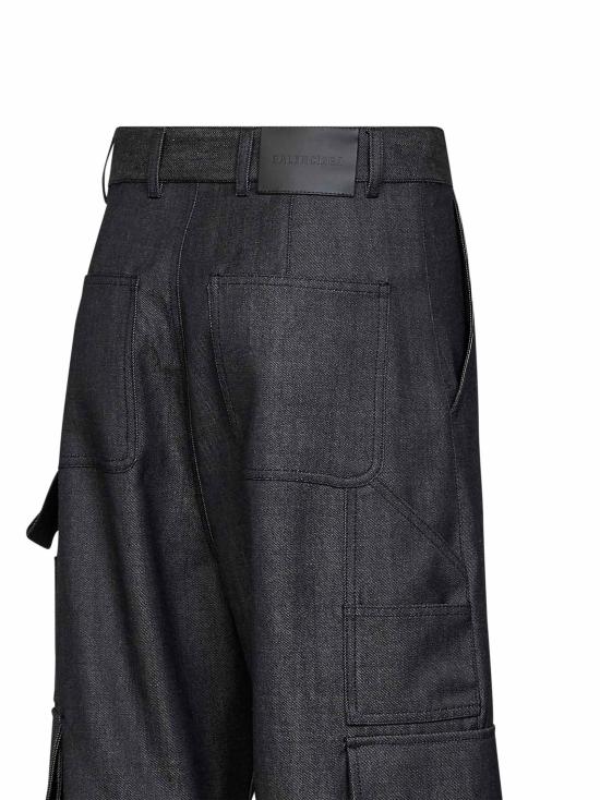 26FW 발렌시아가 유틸리티 울 카고 팬츠 A002ADTUT444100 NAVY - BALENCIAGA
