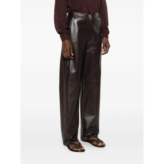 26FW 막스마라 스튜디오 팬츠 MSTLEGNO 013F 003 BROWN - MAX MARA STUDIO