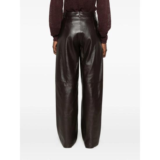 26FW 막스마라 스튜디오 팬츠 MSTLEGNO 013F 003 BROWN - MAX MARA STUDIO