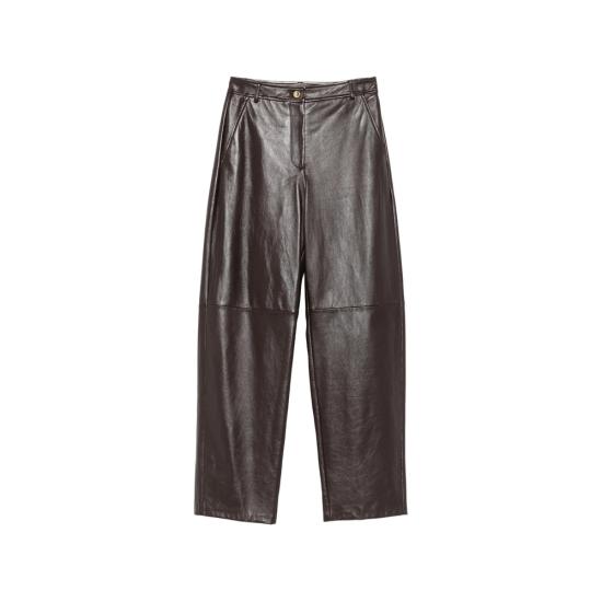 26FW 막스마라 스튜디오 팬츠 MSTLEGNO 013F 003 BROWN