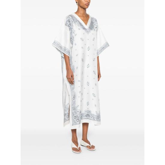 26FW 살바토레 페라가모 원피스 321306 0796420 BIAZZ WHITE - SALVATORE FERRAGAMO