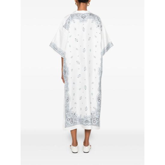 26FW 살바토레 페라가모 원피스 321306 0796420 BIAZZ WHITE - SALVATORE FERRAGAMO