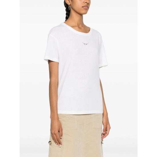 26SS 자딕앤볼테르 폴로 티셔츠 JWTS01669 BLANC WHITE - ZADIG & VOLTAIRE