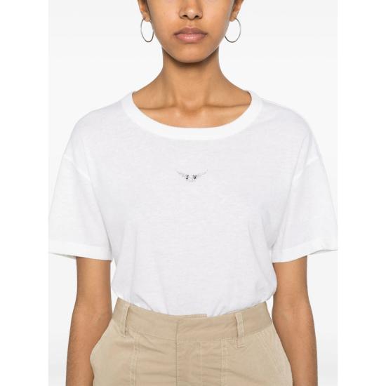 26SS 자딕앤볼테르 폴로 티셔츠 JWTS01669 BLANC WHITE - ZADIG & VOLTAIRE
