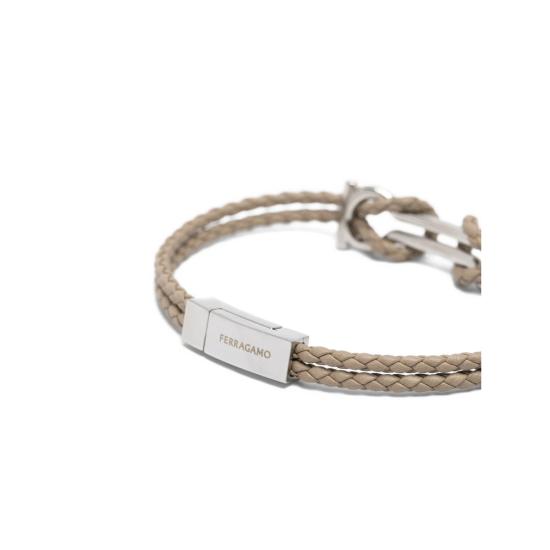 26FW 살바토레 페라가모 브레이슬릿 770422 0796084 SAFAR SILVER - SALVATORE FERRAGAMO