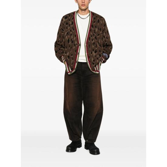 26FW 피디에프 니트웨어 DFM55045 MC08 1KNIT BROWN - PDF