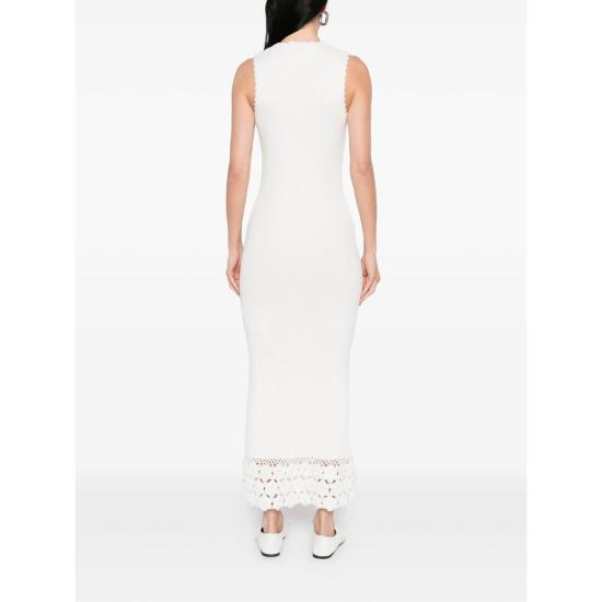 26SS 가니 원피스 A1030474 135 WHITE - GANNI