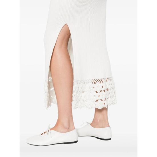 26SS 가니 원피스 A1030474 135 WHITE - GANNI