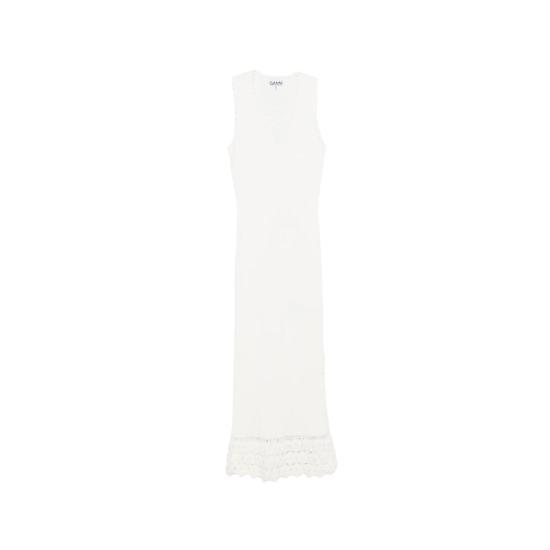 26SS 가니 원피스 A1030474 135 WHITE