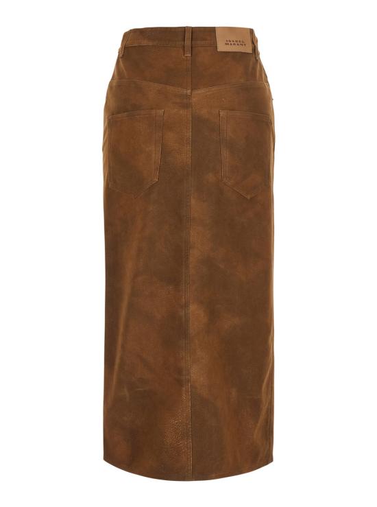 26FW 이자벨마랑에뚜왈 스커트 JU0524FA BROWN - ISABEL MARANT ETOILE