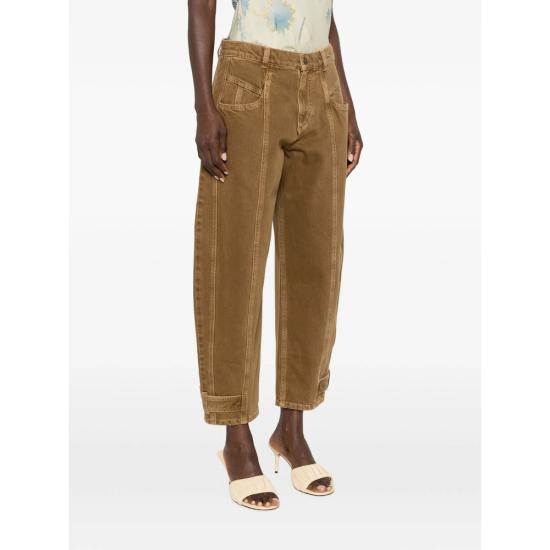 26FW 이자벨마랑 LEJA 테이퍼드 데님 팬츠 D3H01I PA0779FA 50BZ BROWN - ISABEL MARANT