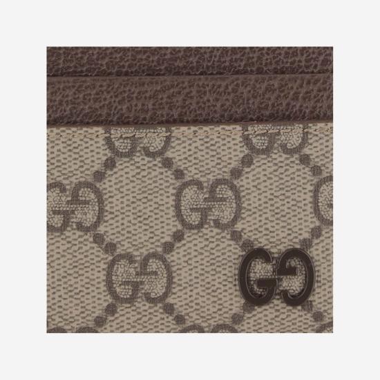 25FW 구찌 바이컬러 GG 카드 케이스 768248 BEIGE - GUCCI
