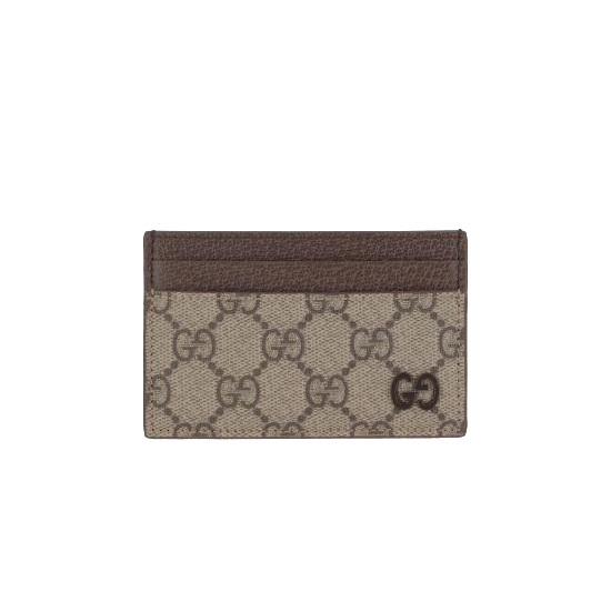 25FW 구찌 바이컬러 GG 카드 케이스 768248 BEIGE