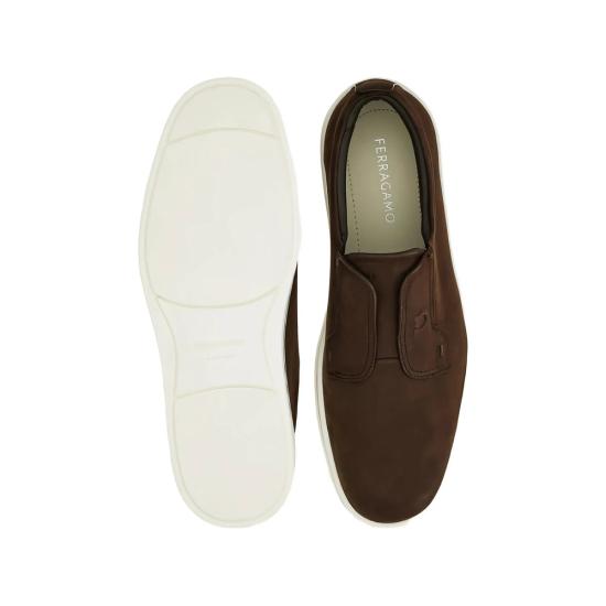 26FW 살바토레 페라가모 스니커즈 02A000 0793218 M LIBAR BROWN - SALVATORE FERRAGAMO