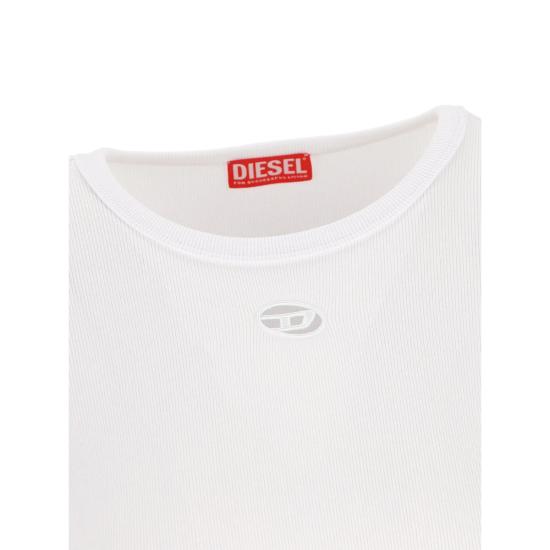 26FW 디젤 폴로 티셔츠 A21723 0EJAI 100 WHITE - DIESEL