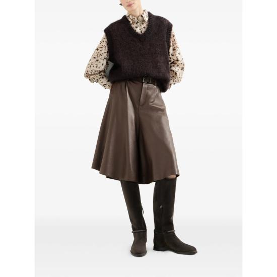 26FW 브루넬로 쿠치넬리 숏팬츠 M0BURP9306 C9106 BROWN - BRUNELLO CUCINELLI