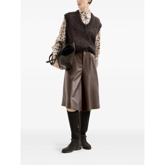 26FW 브루넬로 쿠치넬리 숏팬츠 M0BURP9306 C9106 BROWN - BRUNELLO CUCINELLI