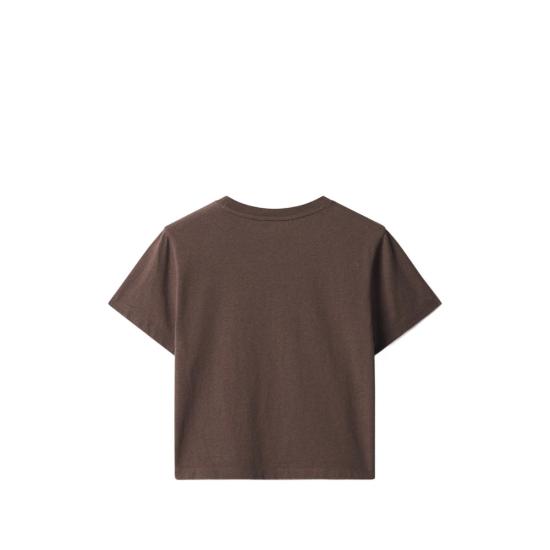 26FW 메종키츠네 베이비 폭스 베이비 티셔츠 MW00105KJ7026 DKBRO BROWN - MAISON KITSUNE