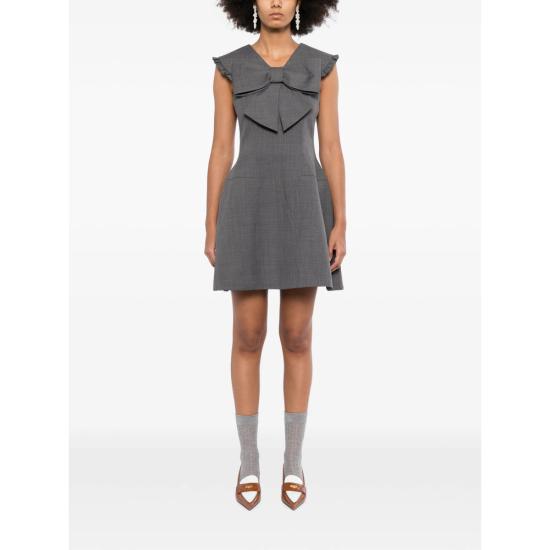 26FW 슈슈/통 원피스 MWDFDR02 FFV456 GR100 GRAY - SHUSHU/TONG