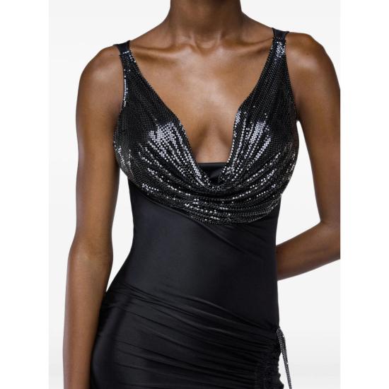 26FW 파코라반 원피스 26AXRO069 MH0006 P001 BLACK - PACO RABANNE