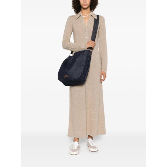 26SS 아페쎄 저널 로고 숄더백 COHIZ M61939 IAI BLUE - A.P.C.