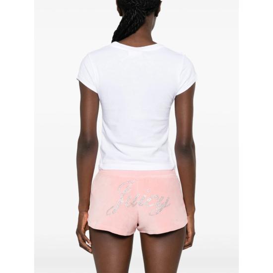 26FW 스포티앤리치 폴로 티셔츠 TO111716691WH WHROS WHITE - SPORTY & RICH