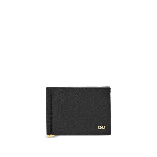 26FW 살바토레 페라가모 간치니 머니클립 반지갑 661475 0776473 NERO BLACK
