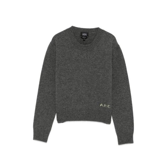 26FW 아페쎄 스웨터 WOASW F23498 PLC GRAY