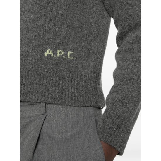 26FW 아페쎄 스웨터 WOASW F23498 PLC GRAY - A.P.C.