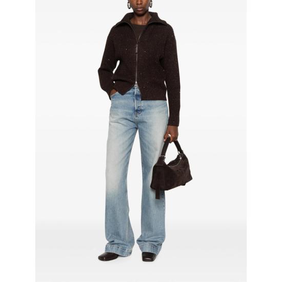 26FW 브루넬로 쿠치넬리 니트웨어 MBM753506P C9792 BROWN - BRUNELLO CUCINELLI