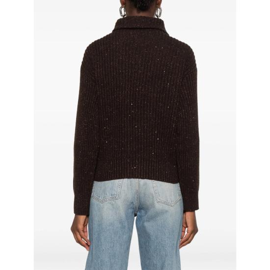 26FW 브루넬로 쿠치넬리 니트웨어 MBM753506P C9792 BROWN - BRUNELLO CUCINELLI