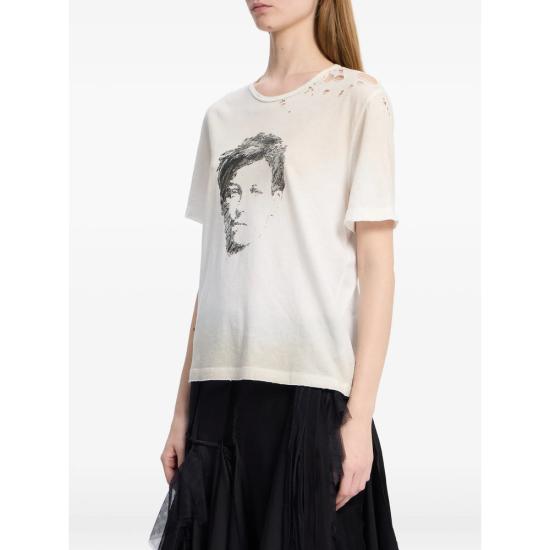 26FW 앤 드뮐미스터 폴로 티셔츠 B0014481 FA794 004 BEIGE - ANN DEMEULEMEESTER