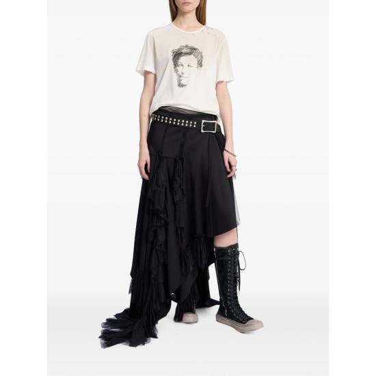 26FW 앤 드뮐미스터 폴로 티셔츠 B0014481 FA794 004 BEIGE - ANN DEMEULEMEESTER