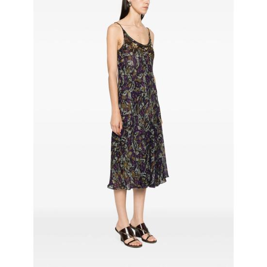 26FW 드리스 반 노튼 원피스 4012 131014 401 PURPLE - DRIES VAN NOTEN