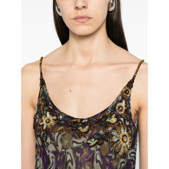 26FW 드리스 반 노튼 원피스 4012 131014 401 PURPLE - DRIES VAN NOTEN