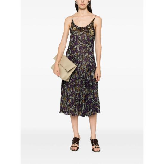 26FW 드리스 반 노튼 원피스 4012 131014 401 PURPLE - DRIES VAN NOTEN