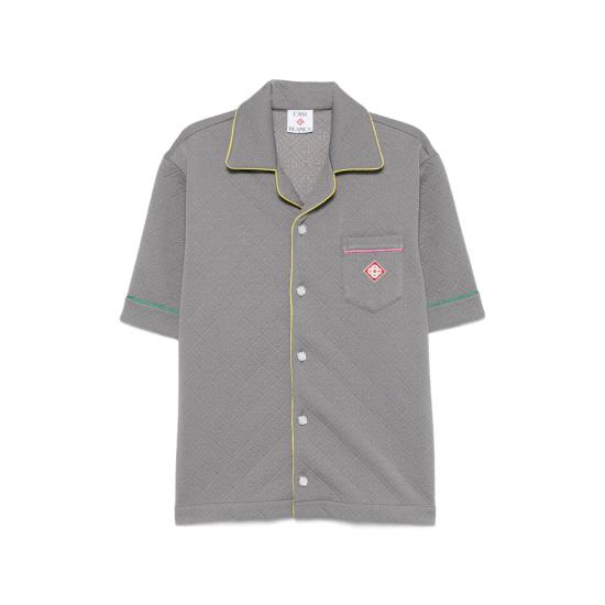 26SS 카사블랑카 셔츠 SP26 SH 238 01 GREY GRAY