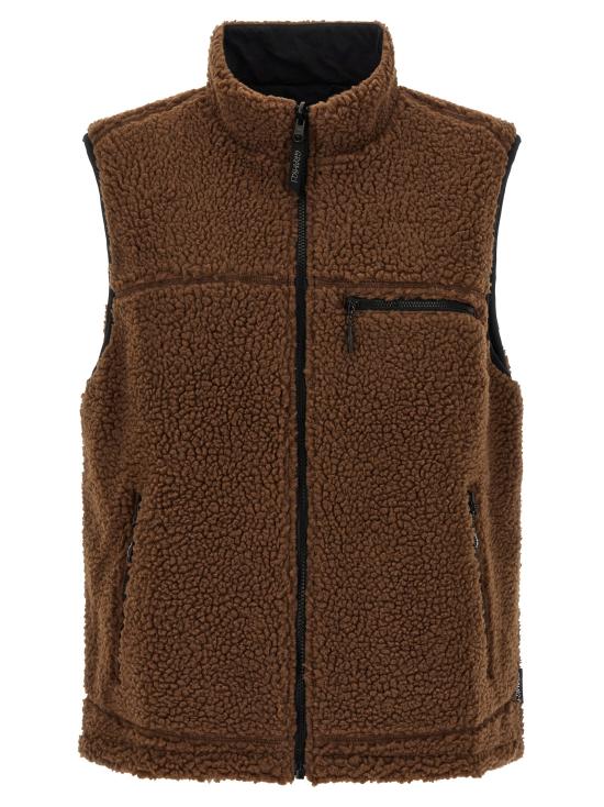 26FW 그라미치 베스트 G6FMJ011DARKBROWNBLACK Multicolor