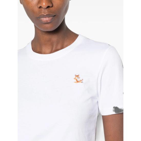 26FW 메종키츠네 폴로 티셔츠 MRWJT20KJ7026 WHITE - MAISON KITSUNE