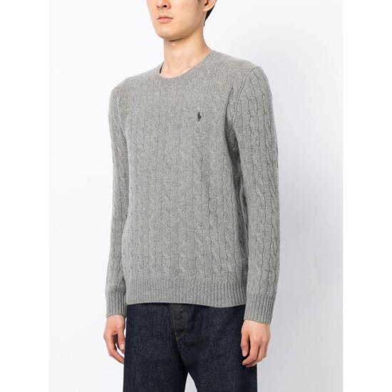 26FW 랄프 로렌 스웨터 710876762012 GREYH GRAY - RALPH LAUREN