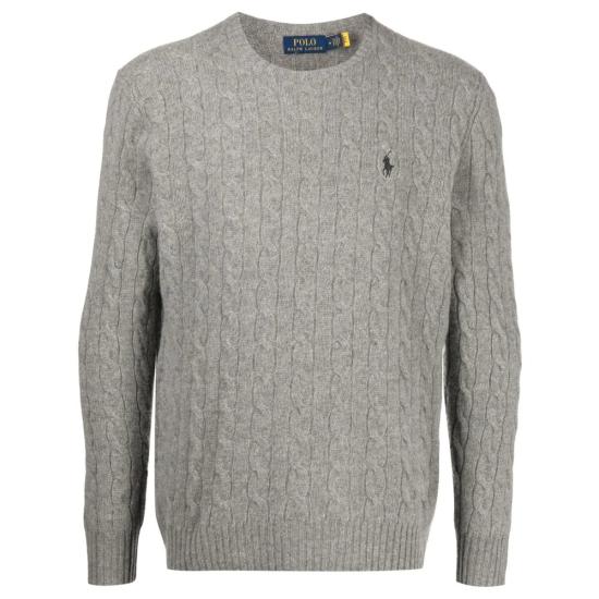 26FW 랄프 로렌 스웨터 710876762012 GREYH GRAY