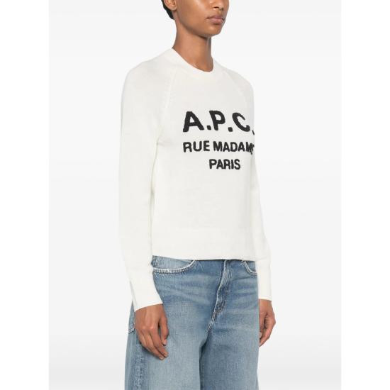 26FW 아페쎄 스웨터 WVAXU F23501 AAD WHITE - A.P.C.
