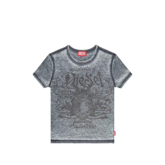 26FW 디젤 폴로 티셔츠 A23329 0PLBQ 97W GRAY