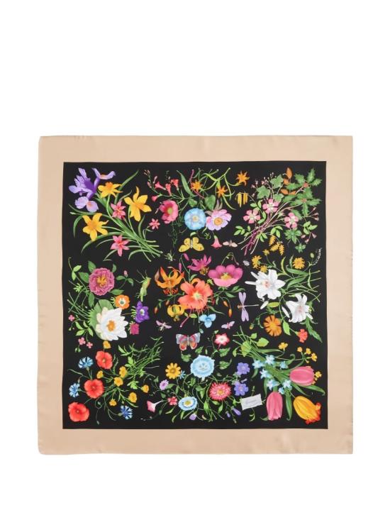 26FW 구찌 프린트 실크 트윌 까레 823486 3G0011079 BEIGE