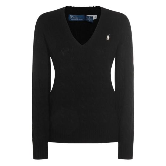 26FW 랄프 로렌 스웨터 211971866 BLACK