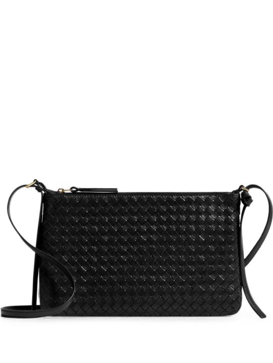 26FW 보테가베네타 인트레치아토 피콜로 미디움 파우치 876625 V0HW01007 BLACK